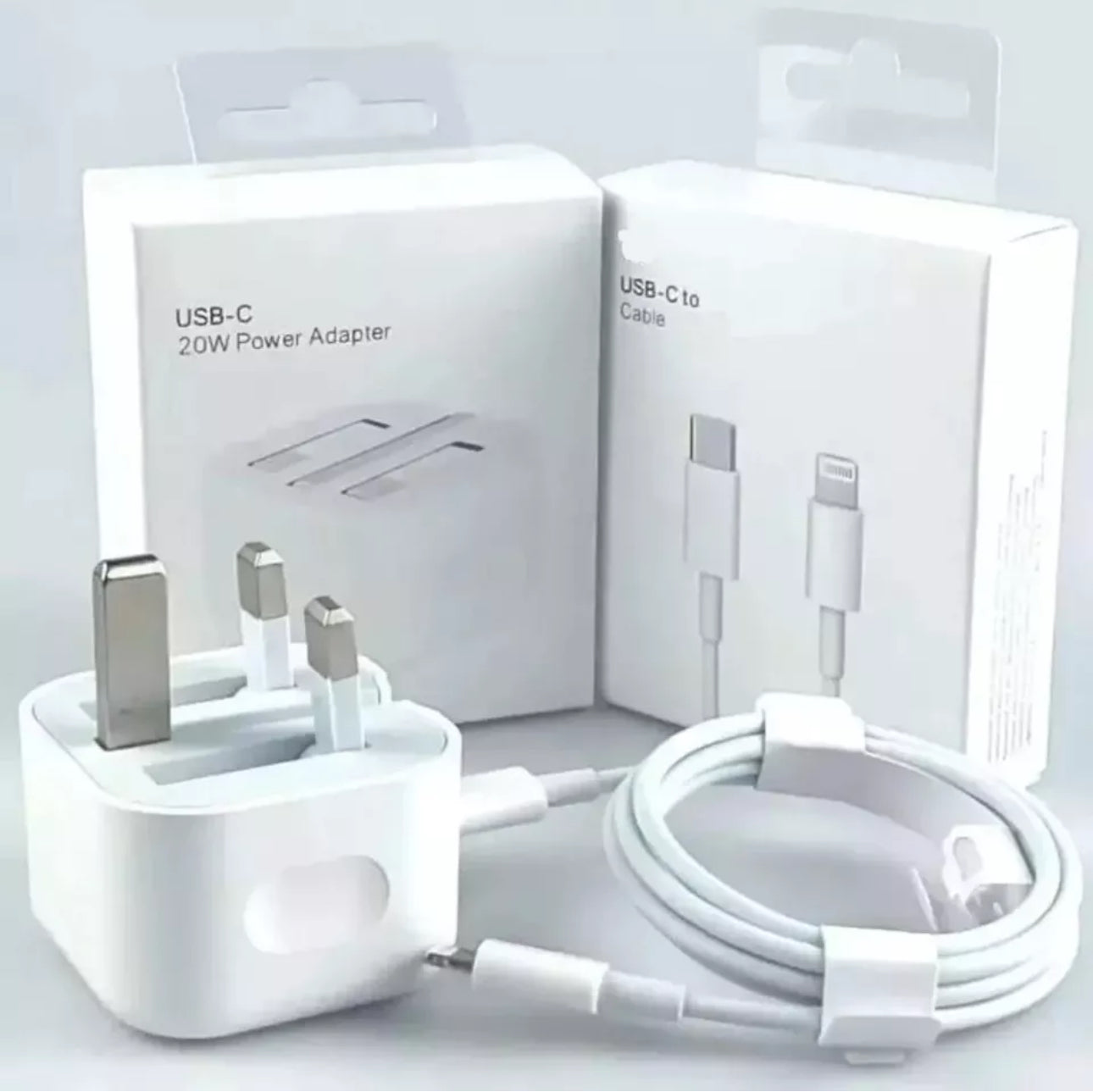 Genuine USB-C Fast Power Adapter Charger PD Plug&Cable For iPhone 16/15/14/13/12